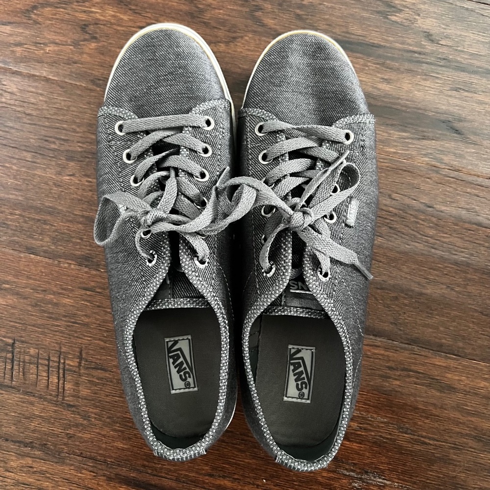 VANS Ferris Lo Pro Grey Skate Trainers Women's Sneaker Size 10